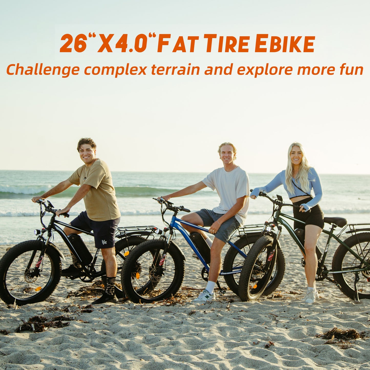 SUNTIBYE EB26 Electric Bike for Adults, 26*4.0 Fat Tire E-Mountain Bicycle,Peak 1500W Motor 48V 15Ah 7-Speed Ebike UL2849