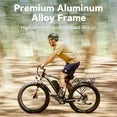 SUNTIBYE EB26 Electric Bike for Adult 26”*4 Fat tire, 1000W E-Mountain Bike 48V 15AH UL2849