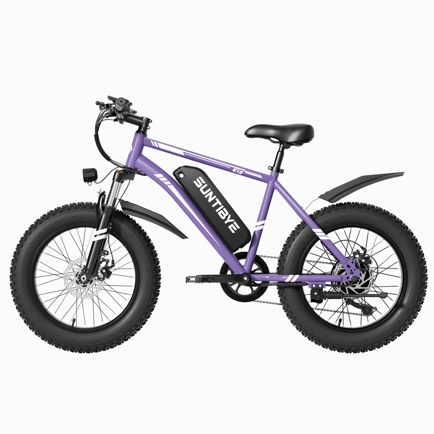 SUNTIBYE Electric Bike for Teens & Adults, 20" Fat Tire Mountain Bike, 48V 15Ah, 1000W Motor, UL2849, Blue