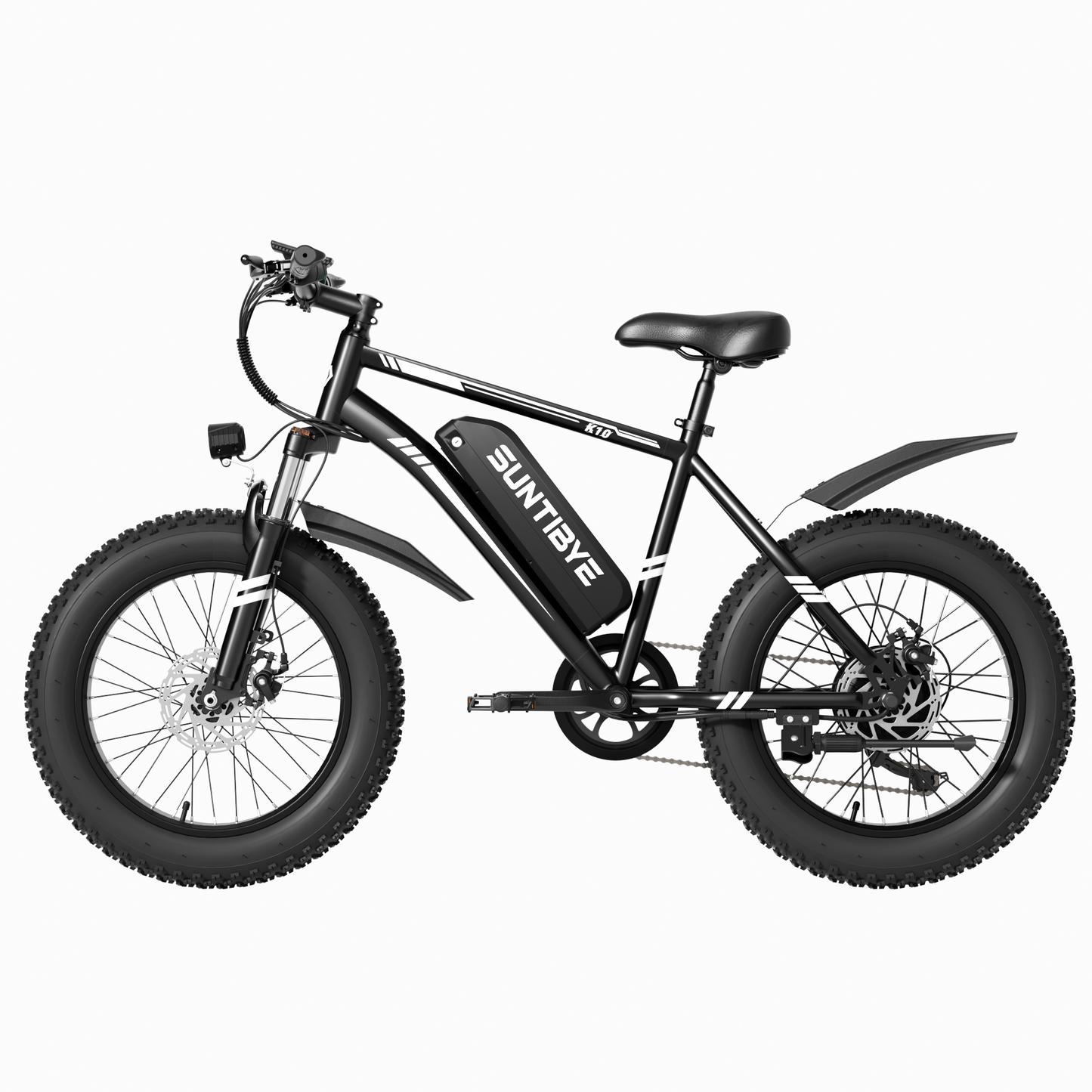 SUNTIBYE Electric Bike for Teens & Adults, 20" Fat Tire Mountain Bike, 48V 15Ah, 1000W Motor, UL2849, Blue